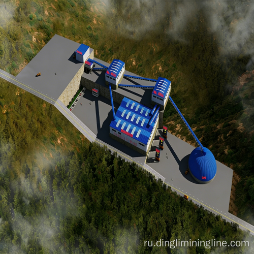 Эффективная линия обработки камня производительностью 1000 тонн в час